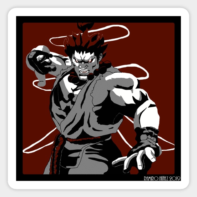 Akuma Sticker by Rama.Rabbit